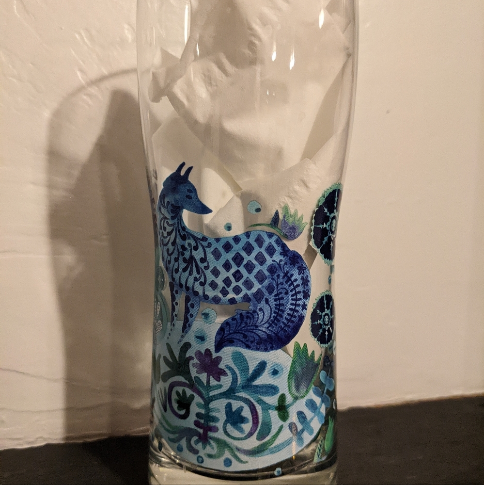 Anthropologie Nordic Sunrise Juice Glass - Fox